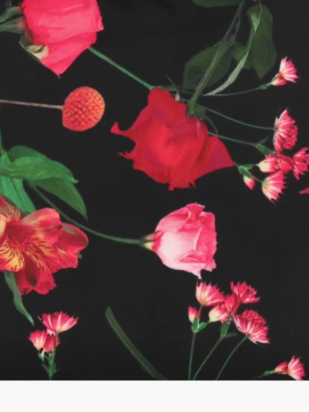 Ted Baker NWT 3 Piece Cosmetic Bags Pouch Set Black Floral $75 Retail - Picture 9 of 11